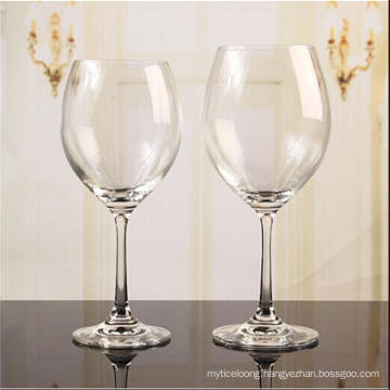 Lead-Free Red Wine Goblet, Creative Roasted Flower Crystal Glass